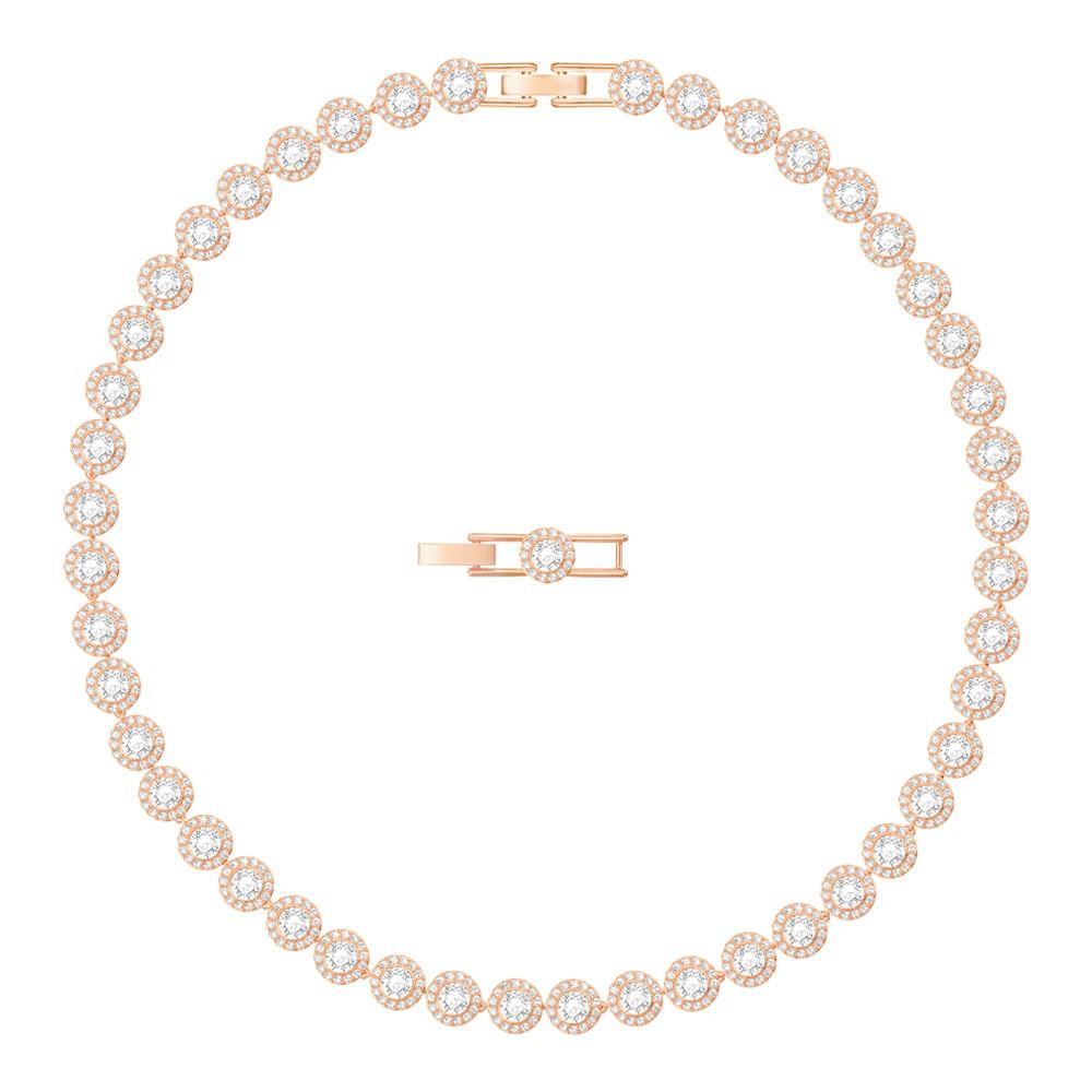 Colar Swarovski Tennis Una Angelic, Branco