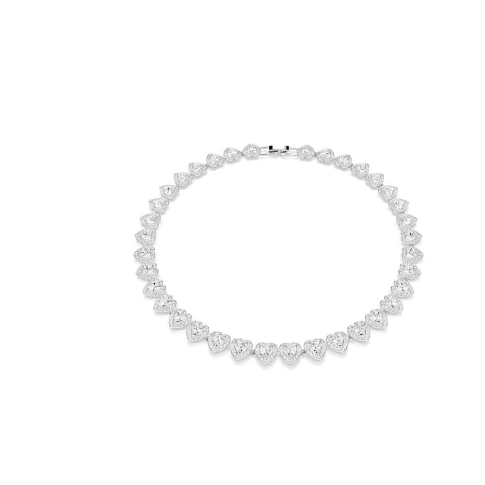 Colar Tennis Ariana Grande x Swarovski, Coração, Branco