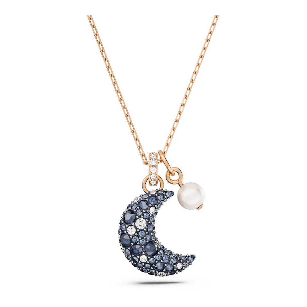 Colar com Pingente Swarovski Sublima, Crystal Pearl