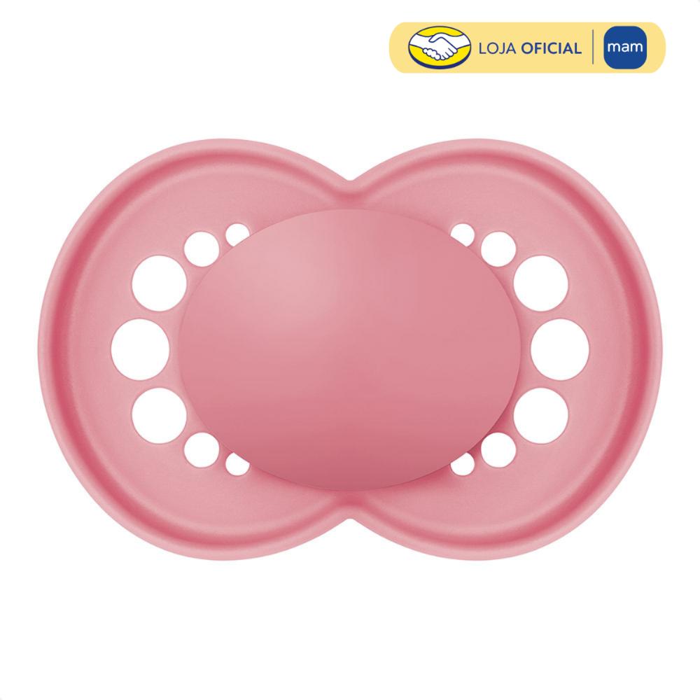 Chupeta Coleção Trends 6 Meses Rosa - Mam Baby
