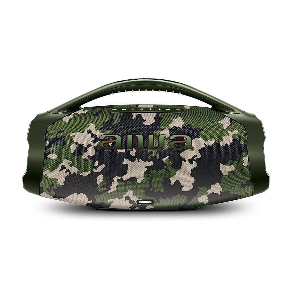 Caixa de Som Bluetooth AIWA Boombox BBS-01GR 200W Camuflado