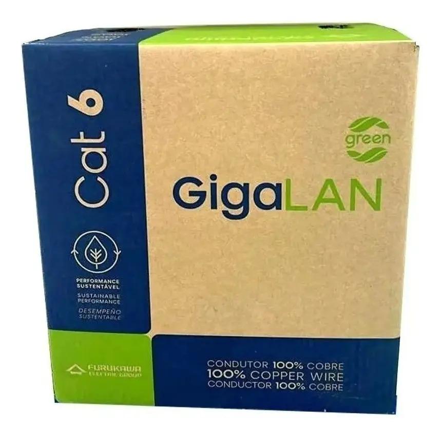 CABO UTP GIGALAN GREEN 4PX23 CAT.6 CZ LSZH-3 (CX)