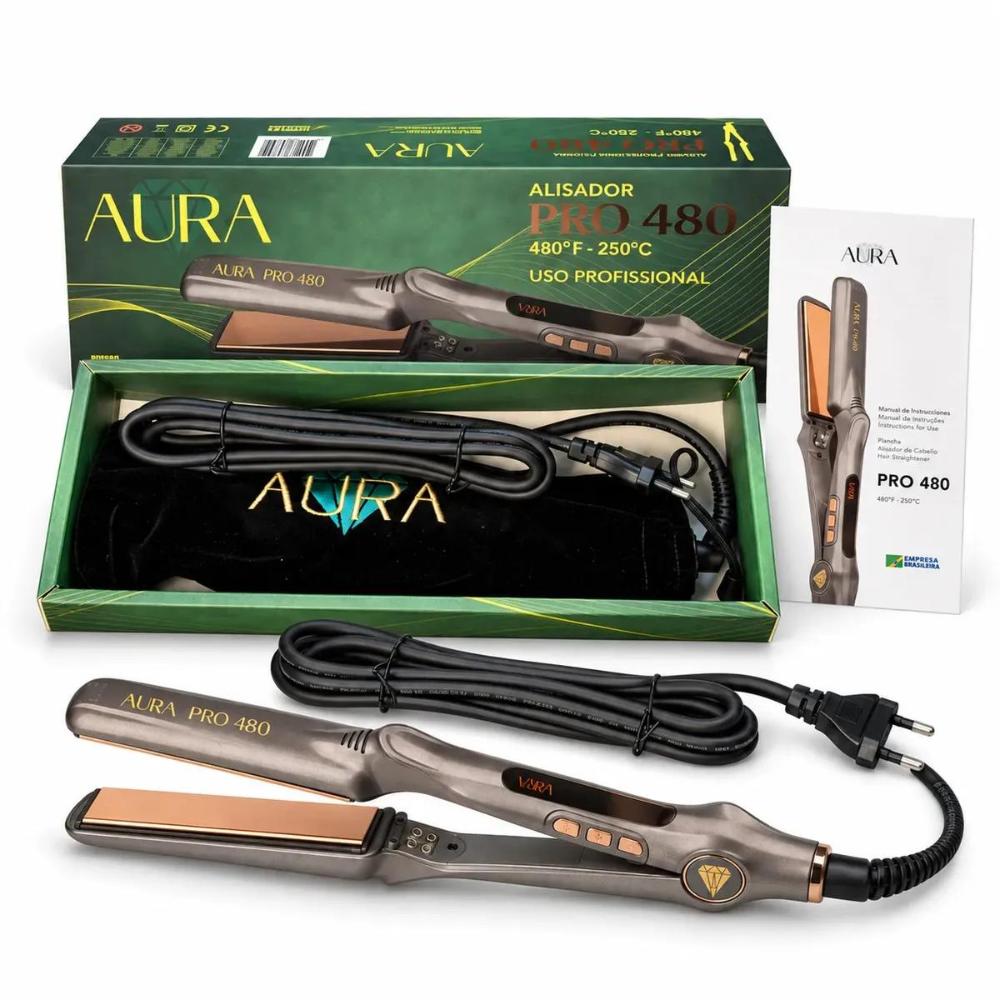 AURA PRANCHA AURA PRO 480 BIVOLT 