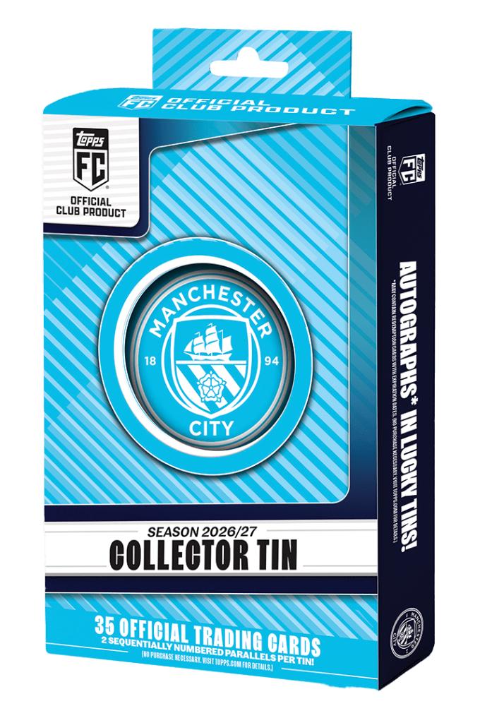 Topps 2027 Manchester City Collector Tin