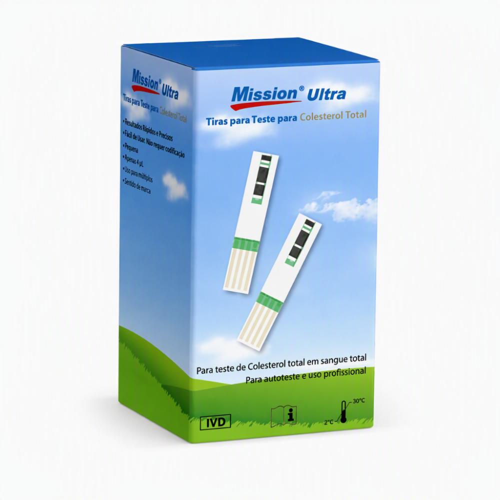 5 Tiras para Colesterol Mission Ultra