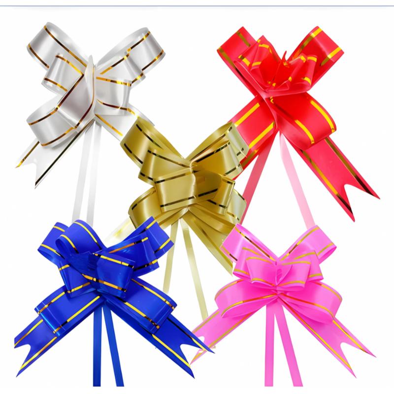 Laco Facil P 1,8X36Cm C/Fio Dourado Gala - Cx 10 Unidades