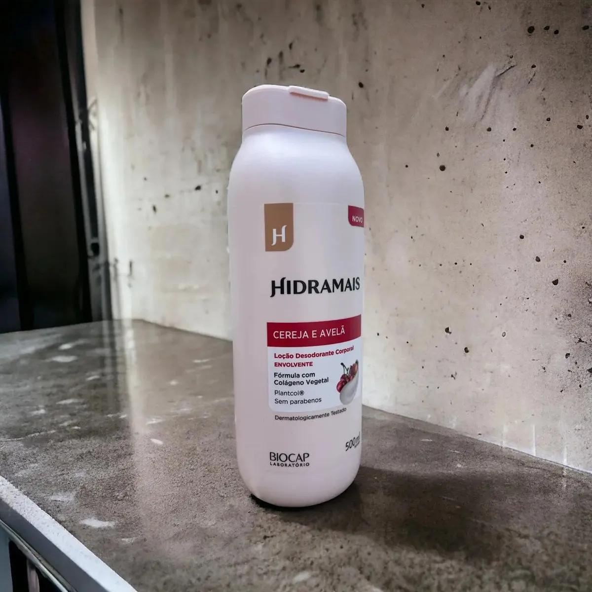 Kit 2 Creme Loção Corporal Cereja E Avelã 500ml Hidramais Suave