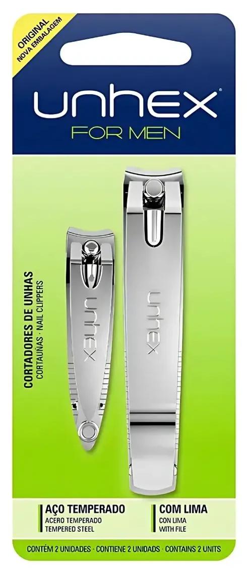 Cortador de Unha Unhex para Mãos e Pés Embalagem com 2 Unidades