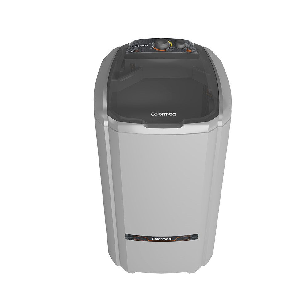 Máquina de Lavar Roupas Semiautomática Colormaq 20kg 6 Programas 410W Tanquinho LCS20