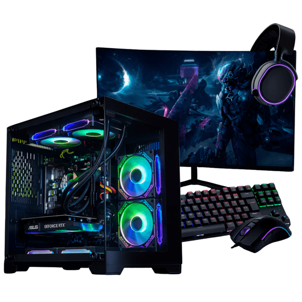 PC Gamer Completo Ryzen 5 5500, RX 7600, 16GB DDR4, SSD 500GB NVMe, 600W 80 Plus, PCITAL02-E