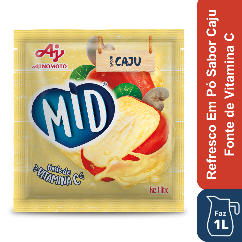 REFRESCO EM PÓ MID SABOR CAJÚ 20G