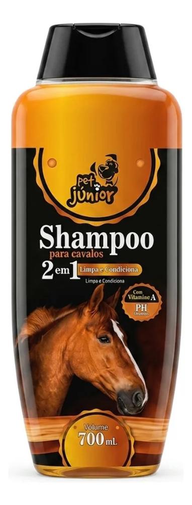 Shampoo 2 Em 1 Para Cavalos 700ml - Pet Junior