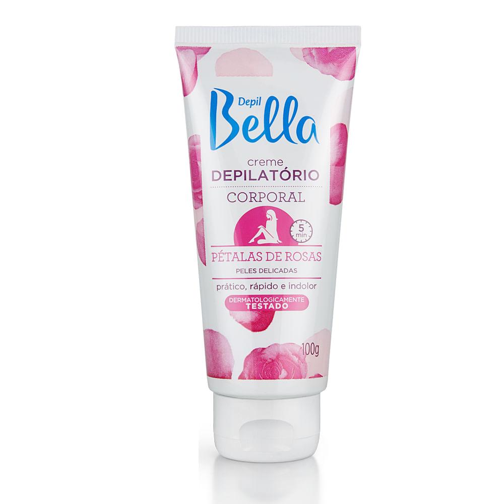 Creme Depilatório Depil Bella Corporal Pétalas De Rosas 100g