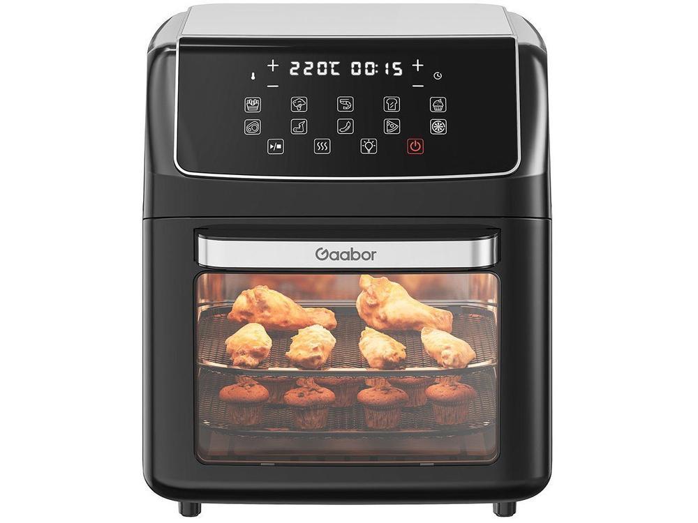 Fritadeira Elétrica Air Fryer Gaabor Oven sem Óleo 12 Litros 127V Preto - AF-120T01S