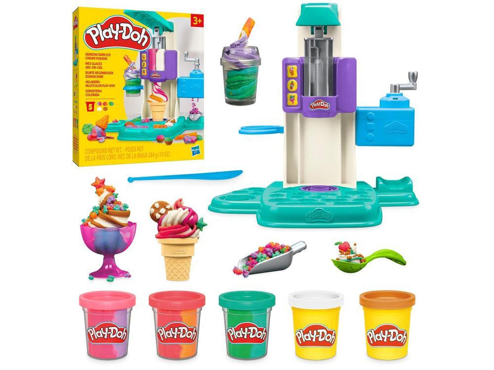 Massinha Play Doh Sorveteria Colorida Hasbro