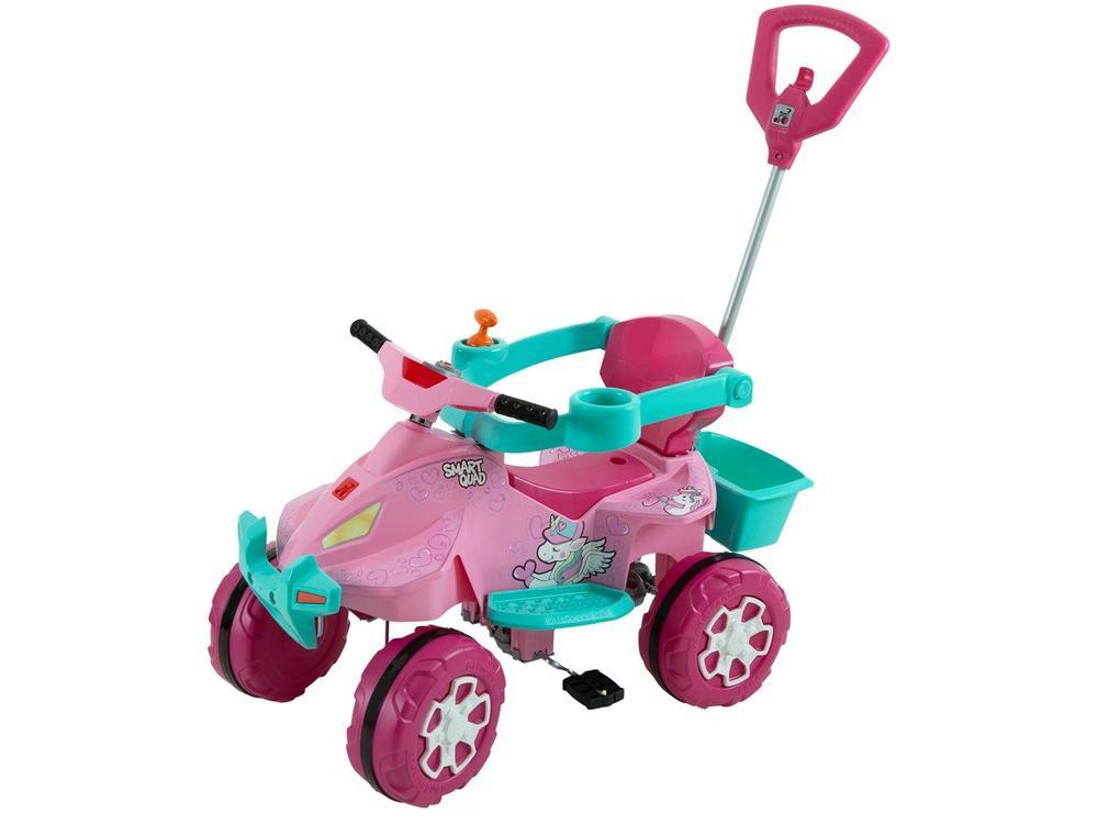 Quadriciclo Passeio Smart Quad Pedal Rosa - Bandeirante
