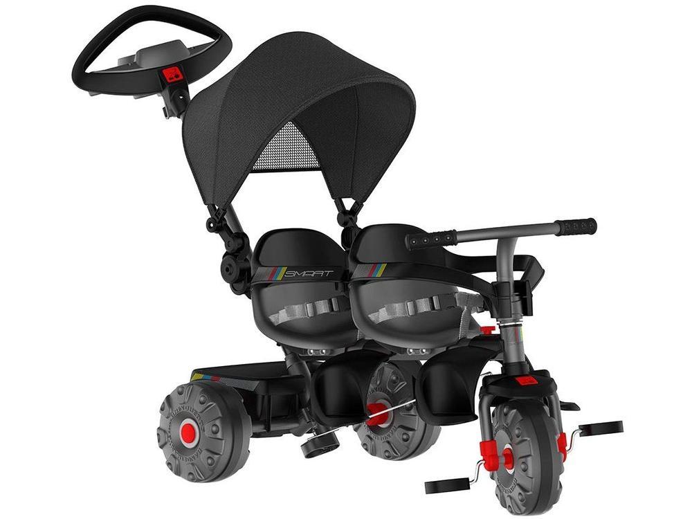 Triciclo Smart 2 Lugares Preto Bandeirante