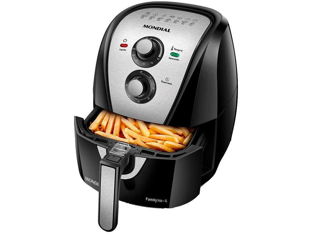 Fritadeira Air Fryer Mondial Family Inox 4L AFN-40-BI - 220V