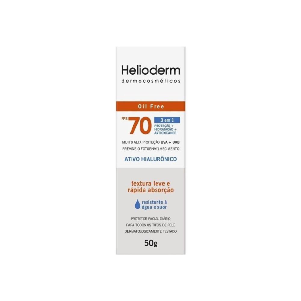 HELIODERM FACIAL OIL FREE FPS 70 50g SEM COR