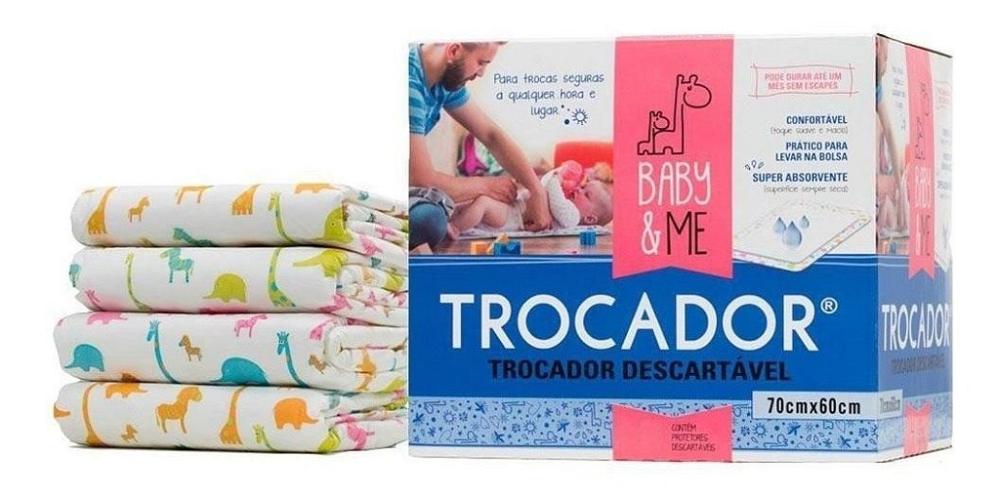 Trocador Descartável Absorvente Baby & Me 10 Unid