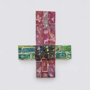 Andre Barion1996, São Paulo - SP, BrasilSob o padrão de lenho, 2026Técnica mista sobre tecido124 x 98 cm | 48.82 x 38.58 in