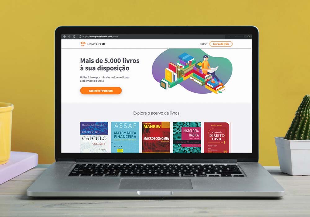Como usar biblioteca online