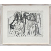 <p>Walter Jacob (1893 - 1964) - Sem título - litografia sobre papel - 45,5 x 57cm - assinada canto inferior direito - 1920. Participação: Exposição Verdade - Fraternidade - Arte - Secessão de Dresden, Grupo 1919 e Contemporâneos, Museu Lasar Segall, 2011.Reprodução: página 87 do catálogo da referida mostra.</p>