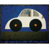 <p>Angelo De Aquino (1945 - 2007) - The Car - liquitex sobre tela - 65 x 81cm - assinada centro e verso - 1996 -</p>