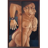<p>João Câmara Filho (1944) - O corredor - Óleo sobre madeira - 84 x 56cm - assinada no centro inferior e verso - 1973 -</p> <p>João Câmara Filho (1944) - O corredor - Óleo sobre madeira - 84 x 56cm - assinada no centro inferior e verso - 1973 -</p>