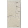 <p>Mira Schendel (1919 - 1988) - Sem título - monotipia - 46,6 x 22,5cm - assinada canto inferior direito - 1964</p>