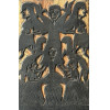 <p>J. Borges (1935 - 2024) - Artistas de Circo - matriz de xilogravura - 45,3 x 29,5cm - assinada</p>