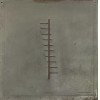 <p>Cildo Meireles (1948) - Descala 7 B - chapa de aço carbono, edição de 20, 3/20 - 50 x 50cm - assinada - 2002/03</p>
