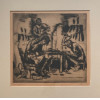 <p>Poty Lazzarotto - Os sapateiros - Gravura em metal água forte - Medidas 21 x 21 cm - Assinada</p>