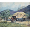 Willy Zumblick - Bandeira do Divino - Óleo Sobre Tela - Medidas: 48 x 57 cm - Assinado 