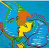 Rubens Gerchman - Beijo - Serigrafia com edição 46/100 - Medidas 72 x 80 cm - assinada no canto inferior direito