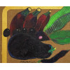 <p>Aldemir Martins - Óleo sobre tela de juta - 48,5 x 58,5 cm - 1997 - Assinado embaixo no centro - Apresenta certificado do Studio Aldemir Martins</p>