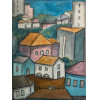 ALICE BRILL - Óleo sobre tela colado em placa - Medidas 40 x 30 cm - Assinado 1988