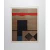 Alex Gama - Trama XXIII - Xilogravura sobre papel arroz 5/20 - Medidas 56 x 48 cm - Assinada e datada 1986