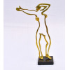 Pietrina Checcacci - Escultura de bronze - Base de mármore - Assinado - Altura 35 cm