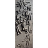 Poty Lazzarotto - Baixo relevo em cimento - Medidas 100 x 38 cm - Assinado e datado 