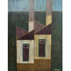 Mario Rubinski - Acrílica sobre madeira industrializada - Medidas 51 x 41 cm - Assinado 