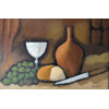 <p>Alvaro Borges - T&ecirc;mpera com cera - Medidas 25 x 37 cm - assinado</p>