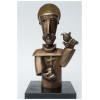 <p>INOS CORRADIN - S&atilde;o Francisco de Assis- Escultura em bronze patinado, assinado na pe&ccedil;a e com documento de Autenticidade emitido pelo artista. Edi&ccedil;&atilde;o especial Momento It&aacute;lia-Brasil. Apenas 20 pe&ccedil;as foram realizadas pelo artista. Numerada e Assinada na pe&ccedil;a. Medidas: 22cm x 11,5cm</p>