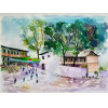 <p>Wagner Bottaro - Escola Theodor Herzl - 2025 - Aquarela - 30 x 40 cm - Ass. CIE - Emoldurada - Doação do próprio artista, que a produziu especialmente para este Leilão.</p><br /><p>Nesta linda e suave aquarela, o artista expressa, em uma fusão de imagens e cores, após conhecer a vivacidade, aconchego e simplicidade da Escola, a alegria, diversidade e importância da Escola Theodor Herzl, fundada em 1961, para a comunidade judaica de Belo Horizonte.</p>