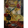 <p>Jarbas Juarez - Vaso de Flores no Ateliê - Óleo sobre Tela - 70 x 50 cm - Ass. CID - Emoldurado - Doação das Filhas de Sima e Noel Charnizon (z'l), ex- presidente da ETH, em sua memória e homenagem</p>