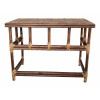 <p>Mesa lateral, de bambu e vime - Armando Cerello - 75 x 44 x 56 cm alt</p>