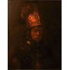 <p>Rembrandt – Releitura fiel da obra O homem com o capacete de ouro – Óleo sobre madeira – 50 x 40 cm – Acid, Kessler Berlim</p>