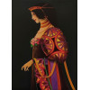 <p>Sonya Grassmann - Figura feminina - OST colada sobre placa - 60 x 45 cm - Acid</p>