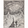 <p>Alberto da Veiga Guignard (1869-1962) - Ode para Amalita - Extraordinário desenho a nanquim sobre papel - 65 cm x 50 cm - Circa 1934 - Assinado no verso. - (Obra similar encontra-se reproduzida à pág 106 da publicação Cartões de guignard para Amalita, publicado pela superintendência de museus da Secretaria de Cultura do Estado de Minas Gerais)</p>