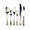 <p>Faqueiro com 72 talheres de mesa Fracalanza com decoração croise</p>